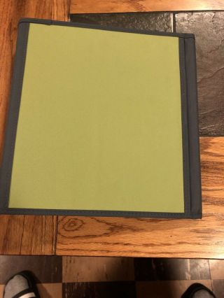 Vintage Mead Trapper Keeper School Binder Folder Green Notebook 3