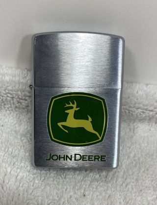 John Deere Green Plate Logo Zippo Lighter 2006