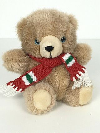 Ben Bridge Benny Bear Plush Teddy Bear Stuffed Animal Zipper Pouch 1988 2 Vtg