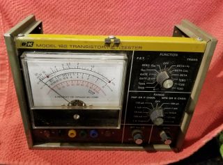 Vintage B&k Model 162 Transistor / Field Effect Transistor Fet Tester With Leads