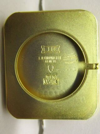 Vintage Rare " Chopard " 18 K Yellow Gold 17 Jewel Wrist Watch W/ Band