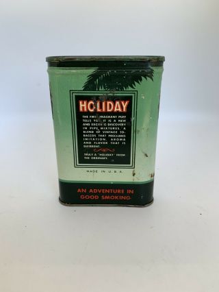 VTG HOLIDAY Pipe Mixture Pocket Tin 3