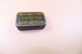 Vintage Perfection Tobacco Tin As Pictures Very Old