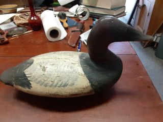 Awesome Antique Vintage Duck Decoy Wood Ducks Charles Bernard