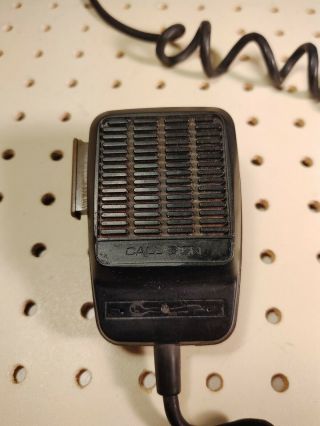 Vintage General Electric Ge - Call Sign - Microphone Siren Cb Pa Radio 5 Pin Plug
