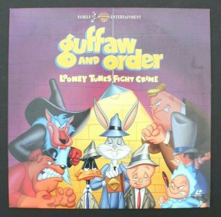 Vtg 1994 Looney Tunes Guffaw And Order Fight Crime Warner Brothers Laserdisc Ld