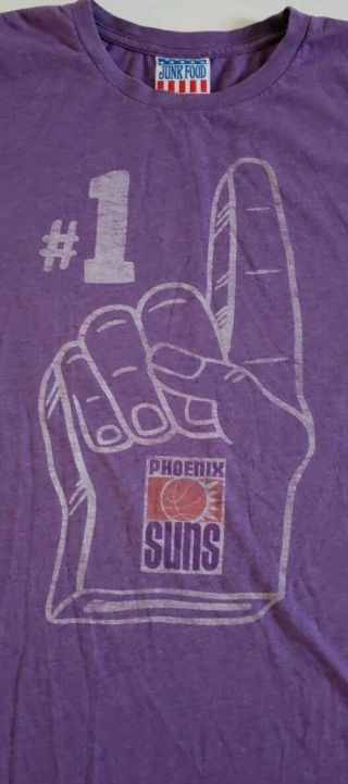 Phoenix Suns 1 Hand Sign Vintage ? T - Shirt By Junk Food