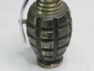 Vintage PGL Novelty Hand Grenade Cigarette Lighter Pineapple Combat 3