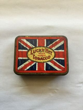 Lucky Hit Ready Rubbed Tobacco Tin in 2