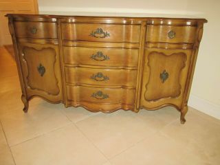Vintage French Provincial Buffet Sideboard Cabinet Wood Is Not
