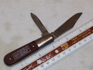 Vintage Pocket Knife Marked Imperial Prov Ri Usa & Madison Bionics 2 Blade Barlo