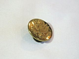 Vintage Wwii Military U.  S.  Army Gold Tone Uniform Hat Pin