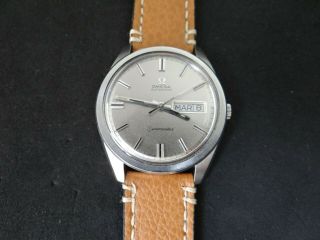 VINTAGE OMEGA SEAMASTER STAINLESS STEEL AUTOMATIC DAY/DATE CAL 752 3