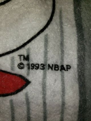 VINTAGE 90s CHICAGO BULLS NBA Basketball Large 42 x 64 SOFT Twin Size Blanket 2