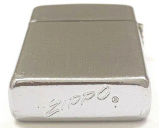 Vintage 1962 Flat Bottom Zippo Slim Lighter W/ Pat.  2517191 Matching Insert
