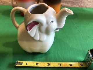 Vintage Shawnee Elephant Creamer Pitcher Ceramic Art Pottery Mid Century Usa