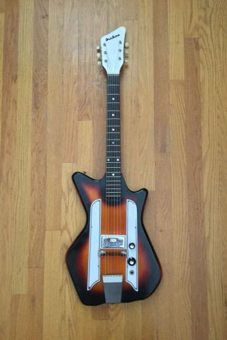 Vintage Airline Jetsons Guitar.  Supro Valco Silvertone Kay Harmony 1960s Era