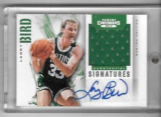 Larry Bird 2012/13 Contenders Game Jersey Autograph Auto 9/25 - Celtics