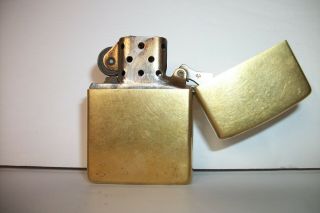 CHEVROLET CHEVY Brushed Brass ZIPPO LIGHTER Cigarette 3