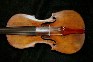 Antique 1780s Grafted Neck Scroll French Violin By Fent 4/4