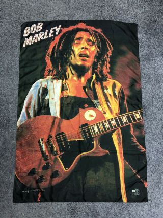 Vintage Bob Marley Rasta Reggae Ganja Polyster Poster Flag Wall Banner (a)
