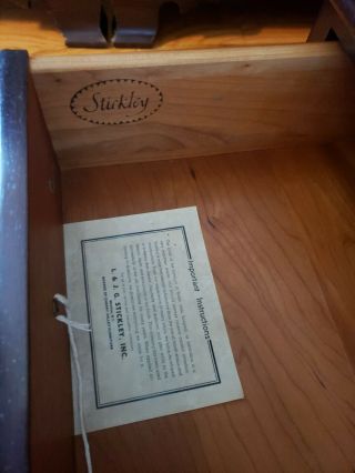 Antique Leopold Stickley Cherry Cedar Chest Drawers 3