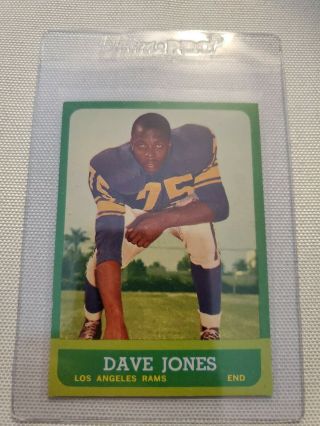 1963 Topps Dave " Deacon " Jones Rookie Card 44 Los Angeles Rams