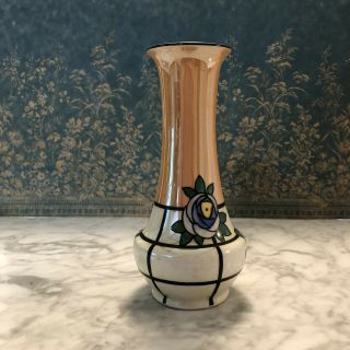 Vintage Noritake Lusterware Hand Painted Bud Vase