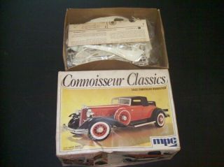 Mpc Model Kit 1:25 Connoisseur Classics 1932 Chrysler Roadster Unbuilt