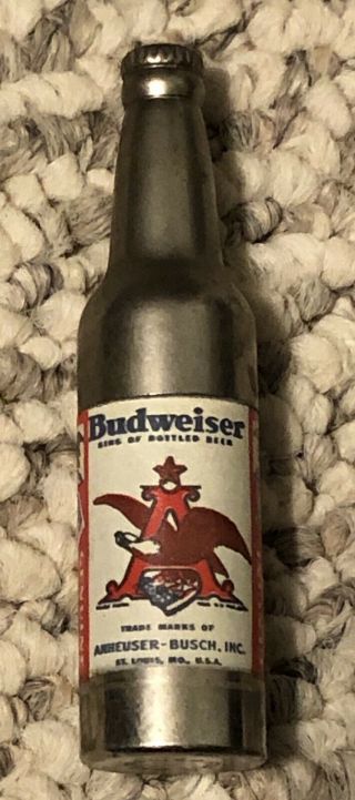 1950’s Kem Budweiser Beer St Louis MO Bottle Lighter Rare Vintage 2