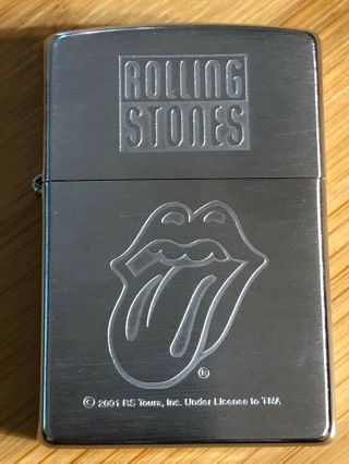 Rare Rolling Stones Rs Tours Zippo Lighter J 2000 Xvi