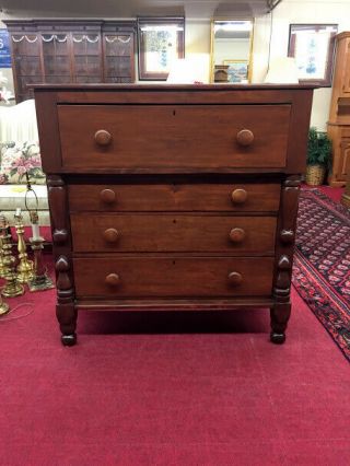 Antique Cherry Empire Chest Of Drawers - Delivery Available