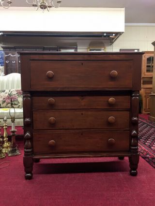 Antique Cherry Empire Chest of Drawers - Delivery Available 2
