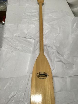 Vintage Feather Brand Wooden Paddle