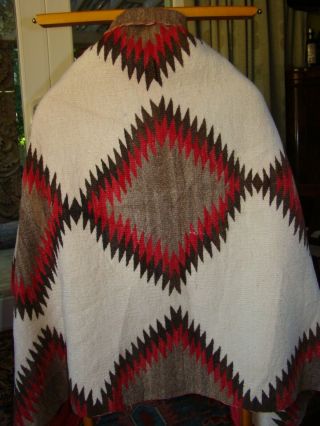 Antique Navajo Child Blanket Native American Weaving,  Rug