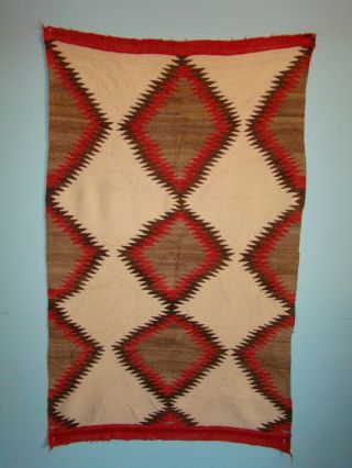 Antique Navajo Child Blanket Native American Weaving,  Rug 2