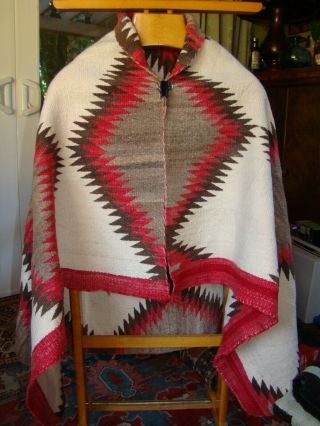 Antique Navajo Child Blanket Native American Weaving,  Rug 3