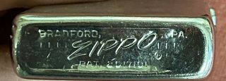 1950’s - 60’s Samantha Motel Advertising Zippo Lighter Indian Head 3