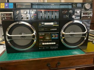 Lasonic Trc - 931 Radio Boombox Cassette Recorder Vintage Antique See Video