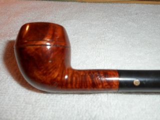 Vintage Estate Television Italy Imported Briar Wood Smoking Tobacco Long Pipe 2