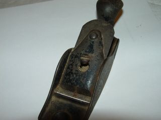 Estate Vintage Antique Stanley ? Squirrel Tail Woodworking Thumb Wood Plane Tool 3