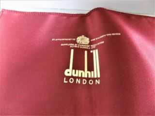 1 VINTAGE DUNHILL of LONDON SATIN PIPE BAG 8 
