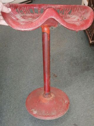 RARE Late 1800 ' s Oliver Chilled Plow Cast Iron Tractor Seat - Antique Seat 3