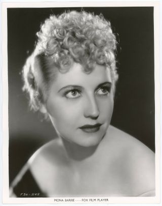 Vintage 1935 Otto Dyar Hollywood Regency Art Deco Glamour Photograph Mona Barrie
