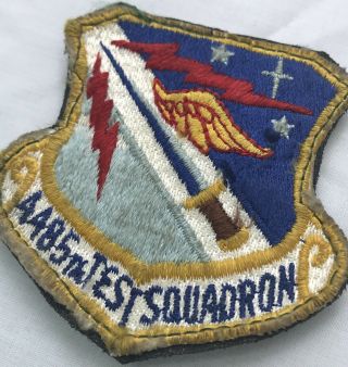 Vintage Us Air Force 4485th Test Squadron Patch Operation Test - Evaluation