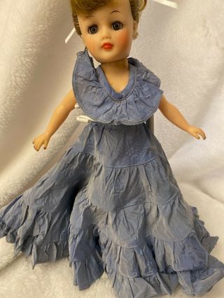 10 inch Ideal Little Miss Revlon Doll VINTAGE 50 ' s Vinyl Vtg Dress 2