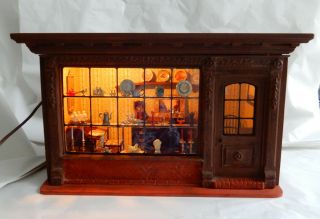 Vintage Eugene Kupjack Silver Store Roombox Artisan Dollhouse Miniature 1:12