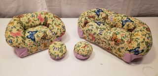 Vintage 1990’s Barbie Couch And Chair Set