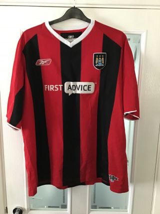 Manchester City Away Vintage Football Shirt 2003 - 04 - Official Size Xxl 50/52
