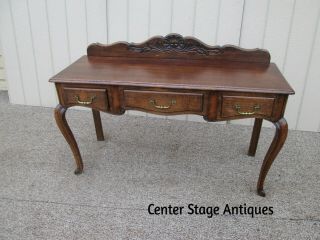 58795 French Country Oak Writing Desk Sideboard Server Buffet